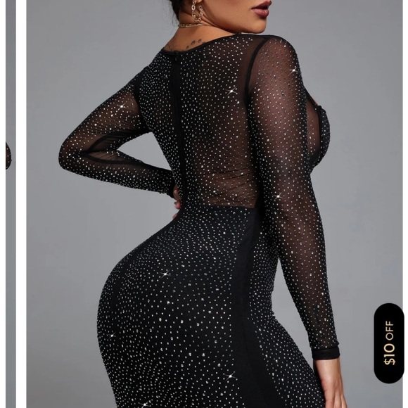 Studded black dress - Picture 3 of 6